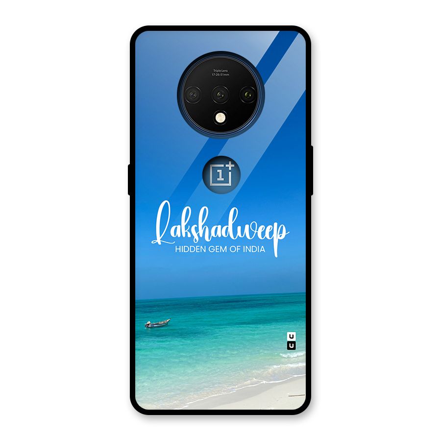 Lakshadweep Hidden Gem Glass Back Case for OnePlus 7T