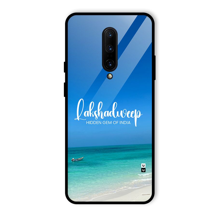 Lakshadweep Hidden Gem Glass Back Case for OnePlus 7 Pro
