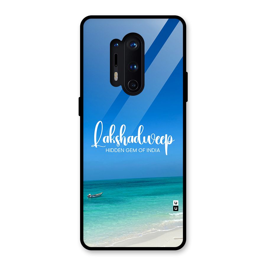 Lakshadweep Hidden Gem Glass Back Case for OnePlus 8 Pro