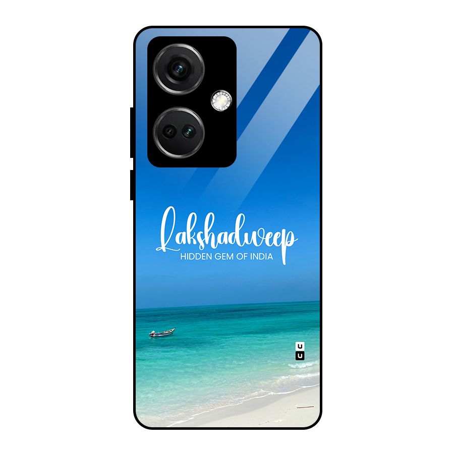 Lakshadweep Hidden Gem Glass Back Case for OnePlus Nord CE 3 5G