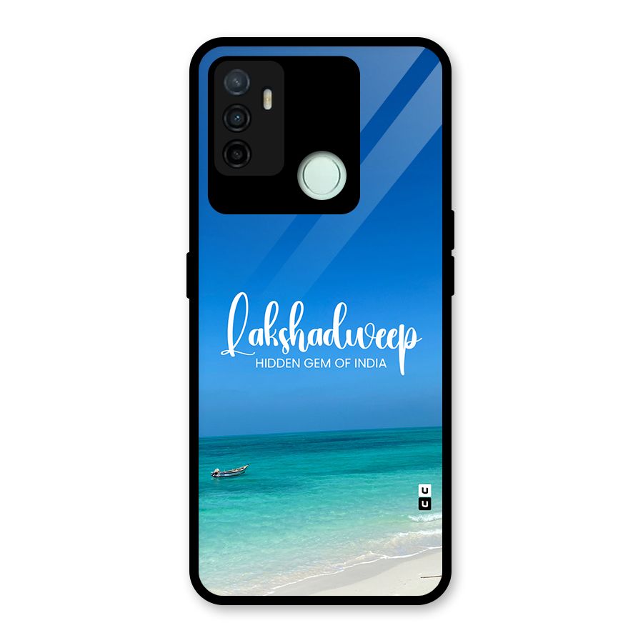 Lakshadweep Hidden Gem Glass Back Case for Oppo A53