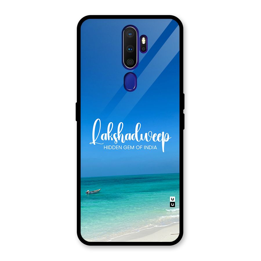 Lakshadweep Hidden Gem Glass Back Case for Oppo A9 (2020)