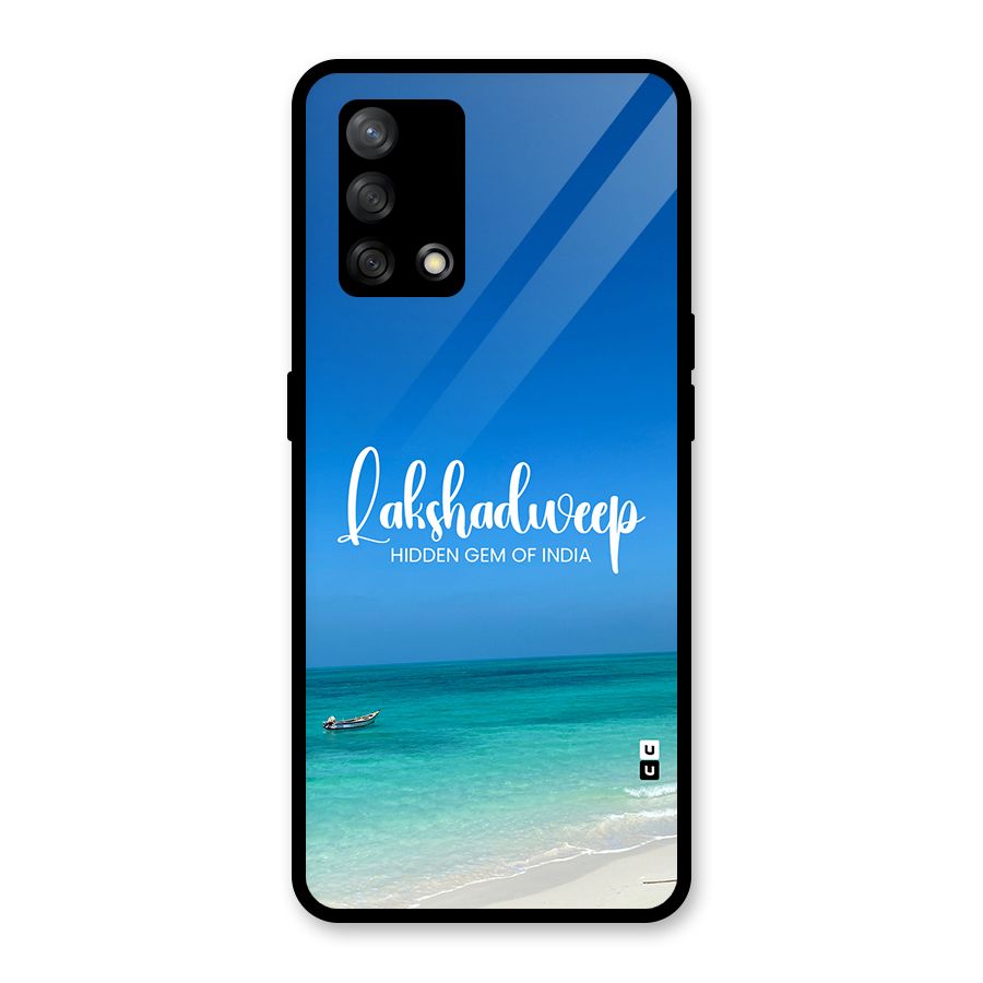 Lakshadweep Hidden Gem Glass Back Case for Oppo F19