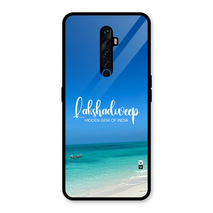 Lakshadweep Hidden Gem Glass Back Case for Oppo Reno2 Z