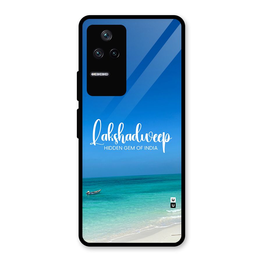 Lakshadweep Hidden Gem Glass Back Case for Poco F4 5G