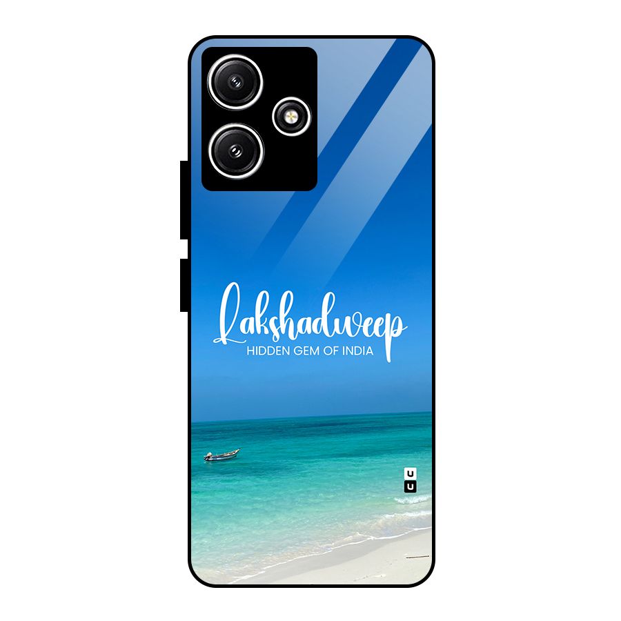 Lakshadweep Hidden Gem Glass Back Case for Poco M6 Pro