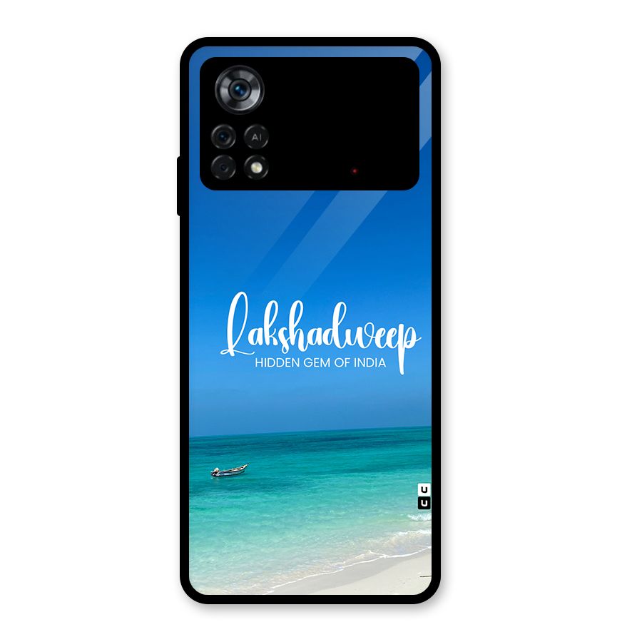 Lakshadweep Hidden Gem Glass Back Case for Poco X4 Pro 5G