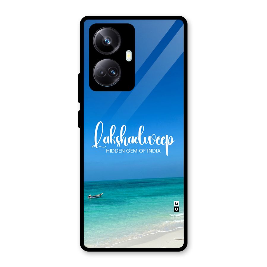 Lakshadweep Hidden Gem Glass Back Case for Realme 10 Pro Plus