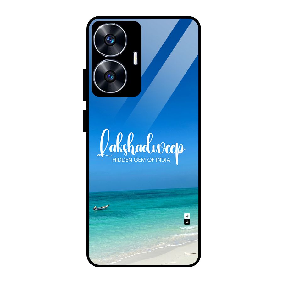 Lakshadweep Hidden Gem Glass Back Case for Realme Narzo N55