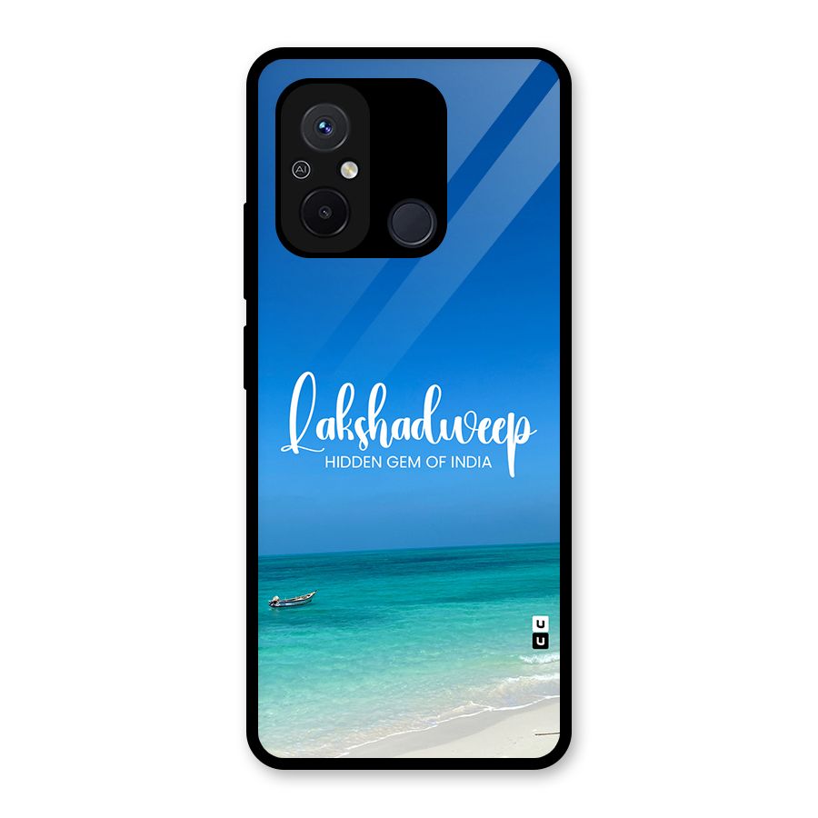 Lakshadweep Hidden Gem Glass Back Case for Redmi 12C