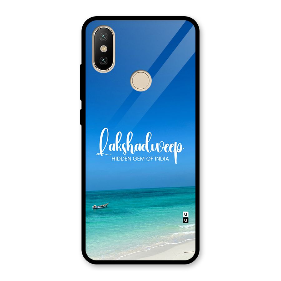 Lakshadweep Hidden Gem Glass Back Case for Redmi A2