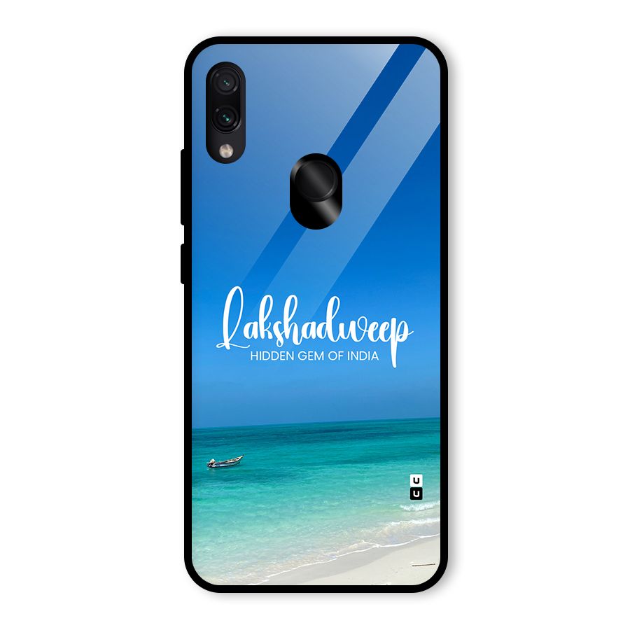 Lakshadweep Hidden Gem Glass Back Case for Redmi Note 7 Pro