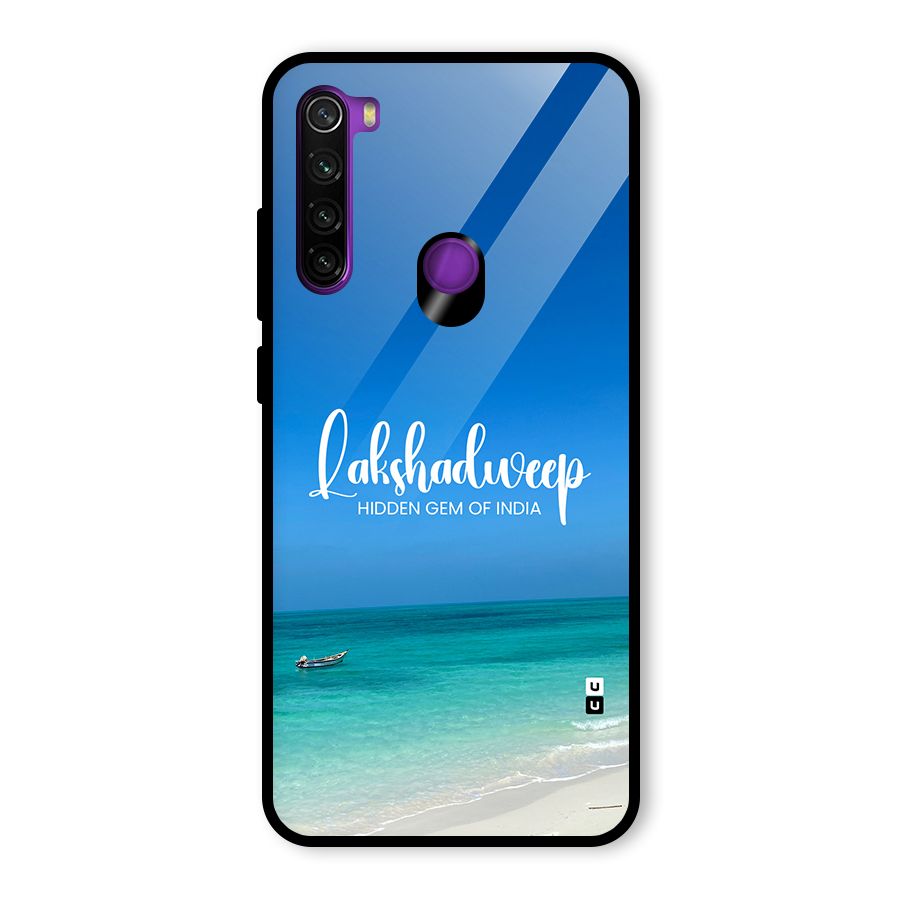 Lakshadweep Hidden Gem Glass Back Case for Redmi Note 8