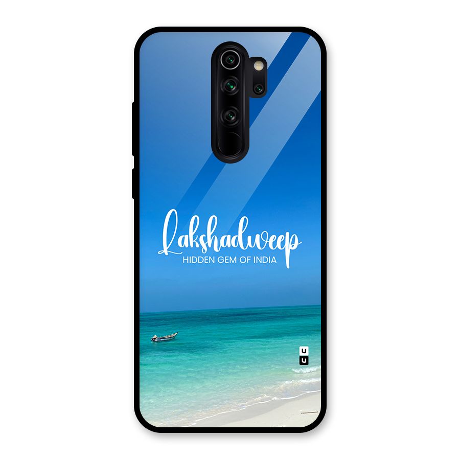 Lakshadweep Hidden Gem Glass Back Case for Redmi Note 8 Pro