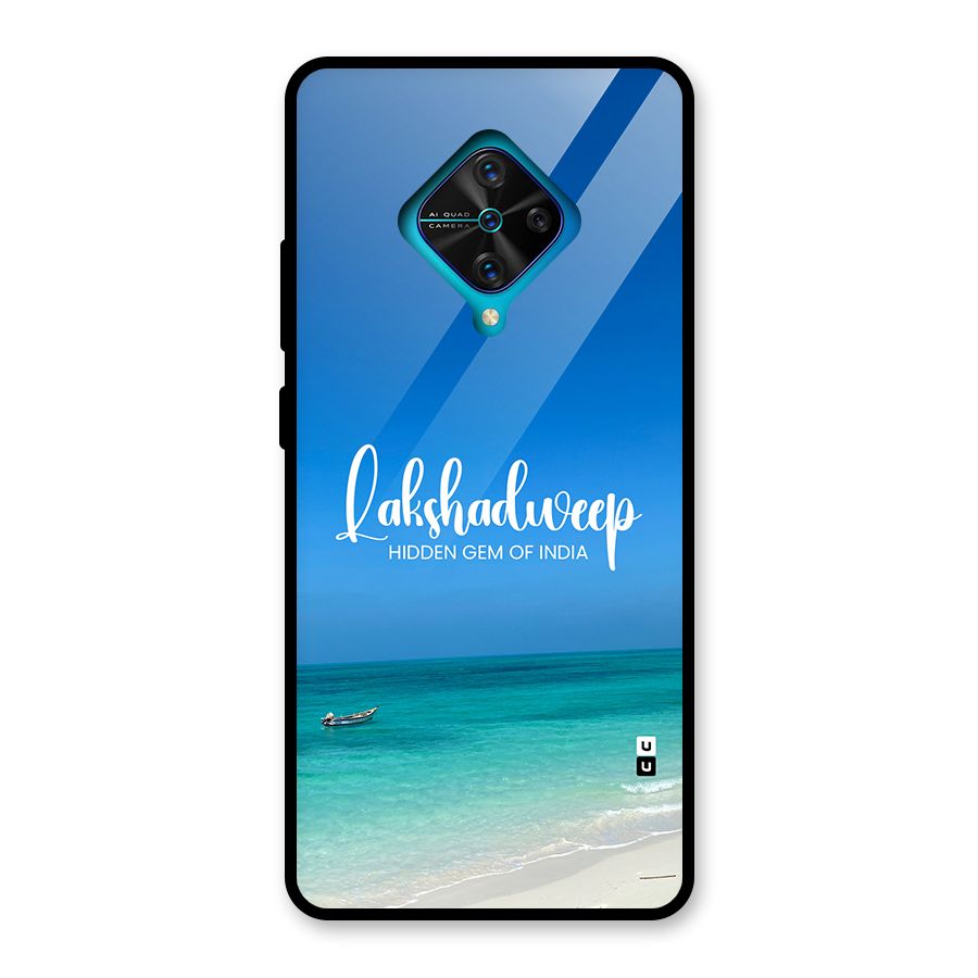 Lakshadweep Hidden Gem Glass Back Case for Vivo S1 Pro