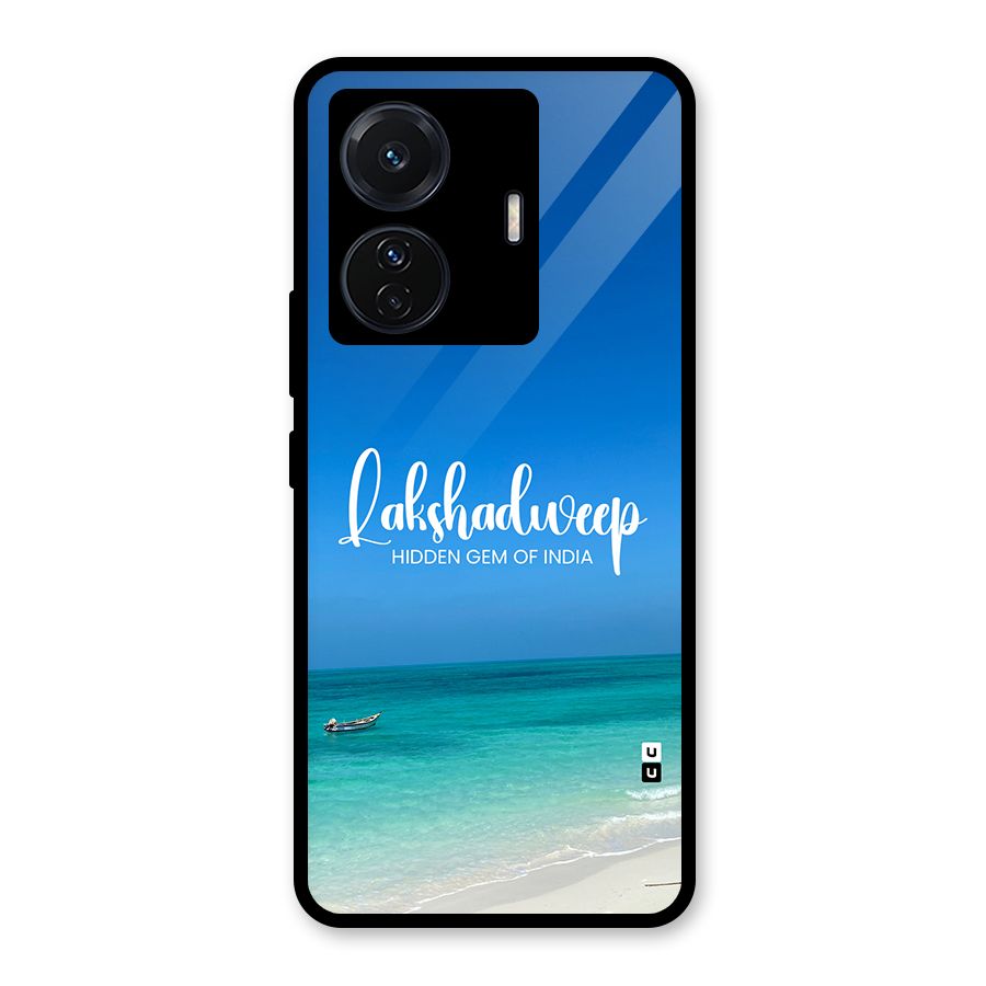 Lakshadweep Hidden Gem Glass Back Case for Vivo T1 Pro