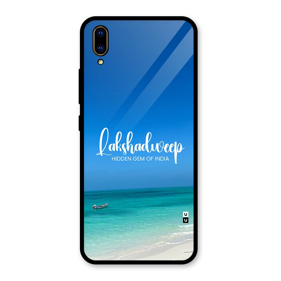 Lakshadweep Hidden Gem Glass Back Case for Vivo V11 Pro