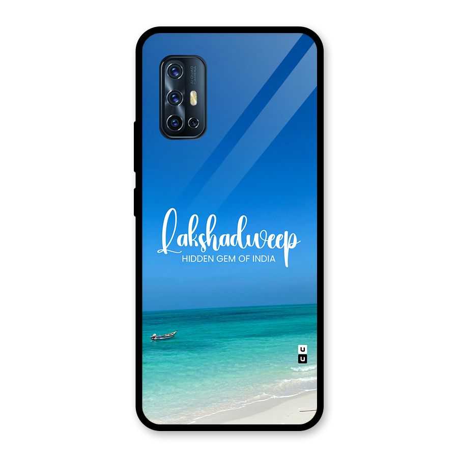 Lakshadweep Hidden Gem Glass Back Case for Vivo V17
