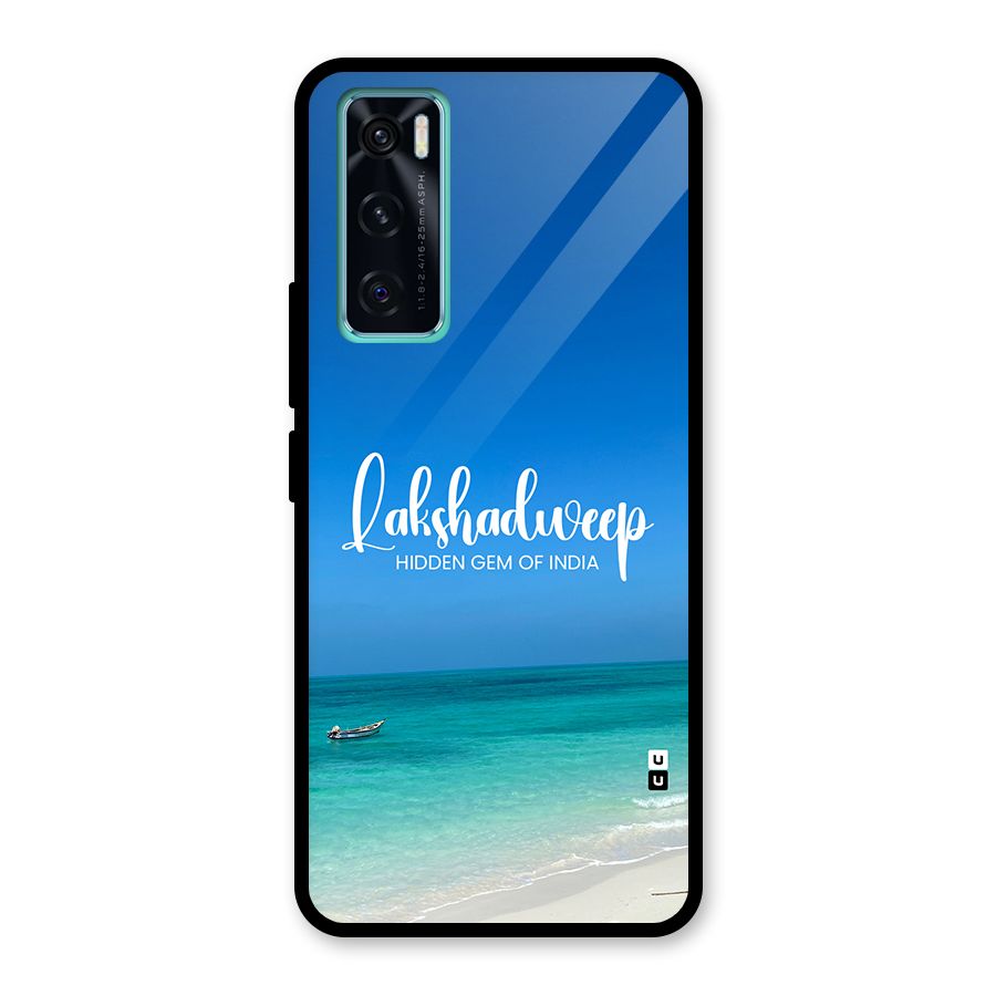 Lakshadweep Hidden Gem Glass Back Case for Vivo V20 SE