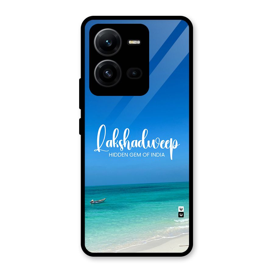 Lakshadweep Hidden Gem Glass Back Case for Vivo V25