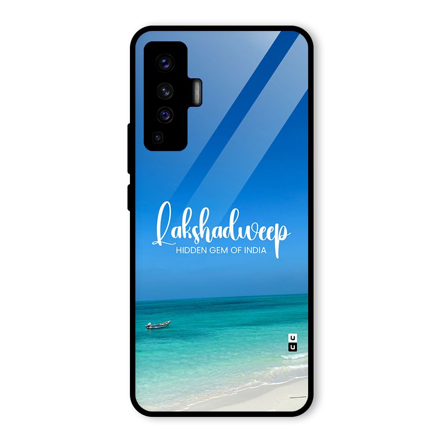 Lakshadweep Hidden Gem Glass Back Case for Vivo X50