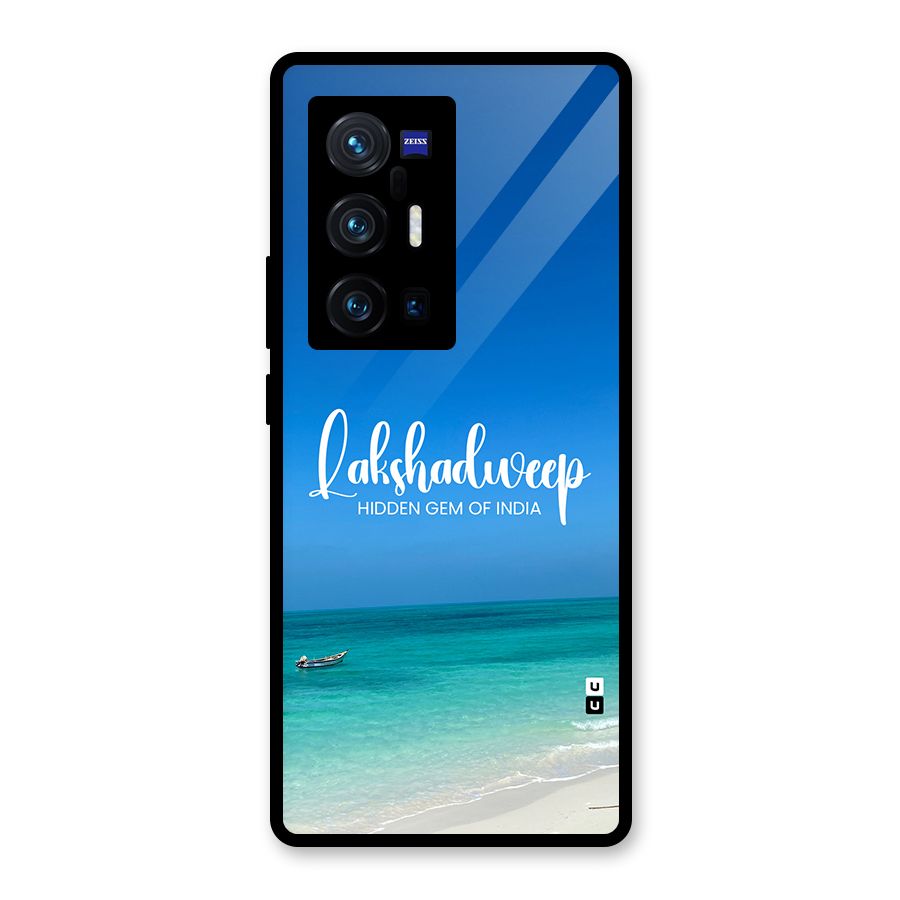 Lakshadweep Hidden Gem Glass Back Case for Vivo X70 Pro Plus