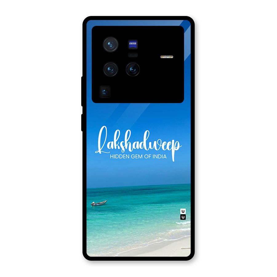 Lakshadweep Hidden Gem Glass Back Case for Vivo X80 Pro