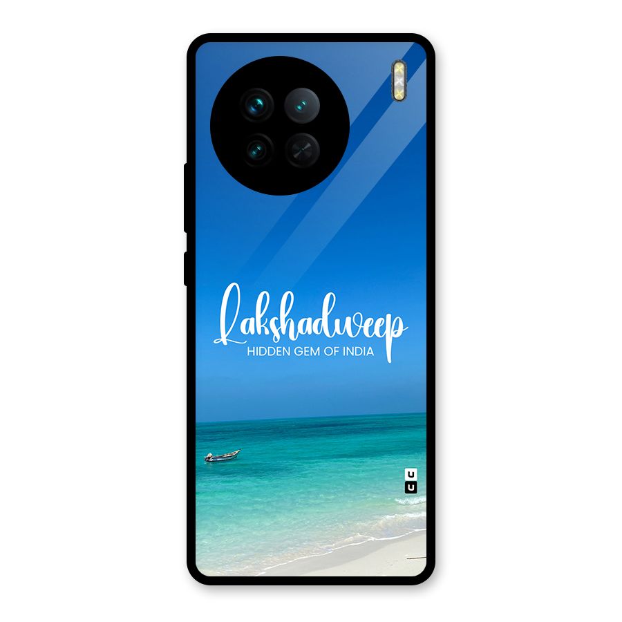Lakshadweep Hidden Gem Glass Back Case for Vivo X90