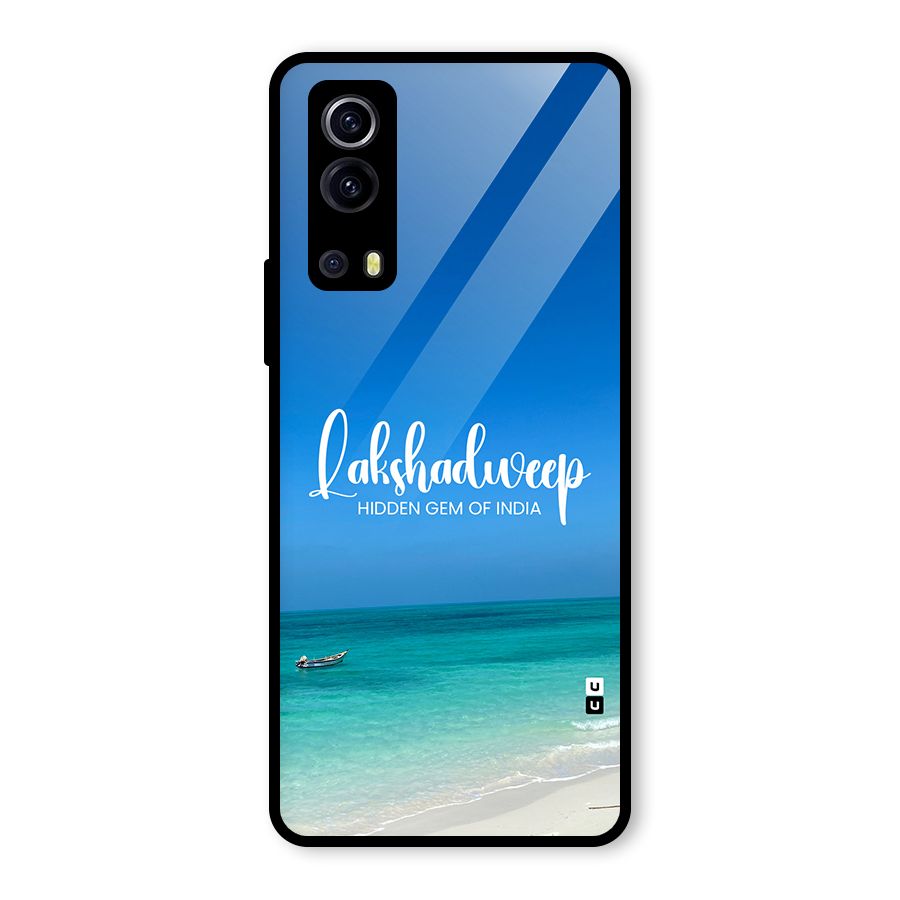 Lakshadweep Hidden Gem Glass Back Case for Vivo iQOO Z3