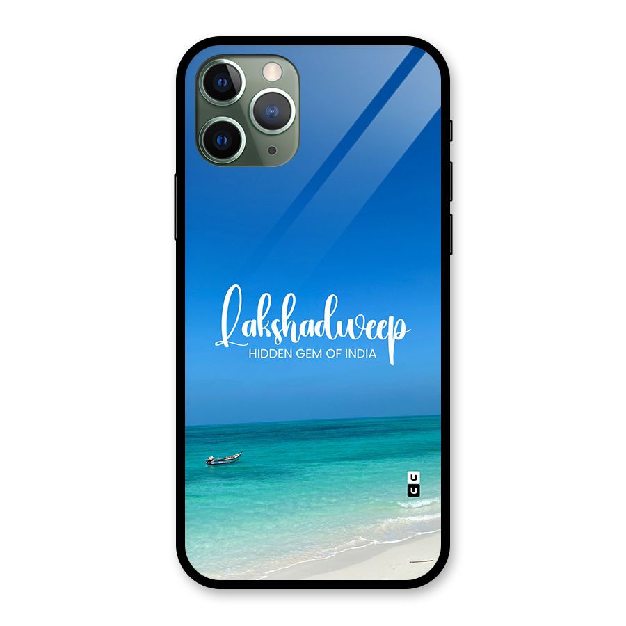 Lakshadweep Hidden Gem Glass Back Case for iPhone 11 Pro