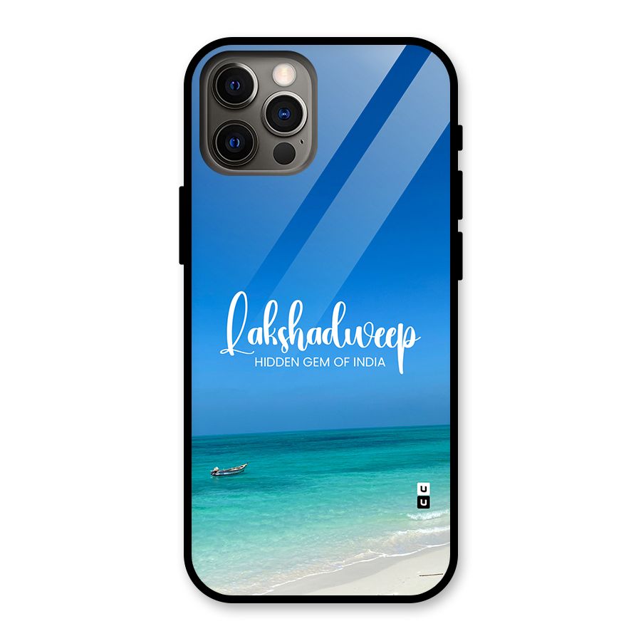 Lakshadweep Hidden Gem Glass Back Case for iPhone 12 Pro