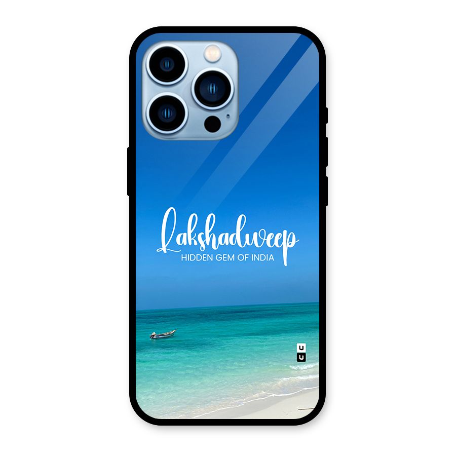 Lakshadweep Hidden Gem Glass Back Case for iPhone 13 Pro