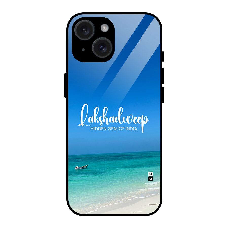 Lakshadweep Hidden Gem Glass Back Case for iPhone 15
