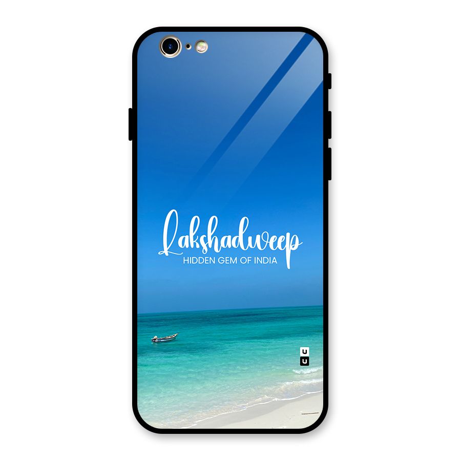 Lakshadweep Hidden Gem Glass Back Case for iPhone 6 6S