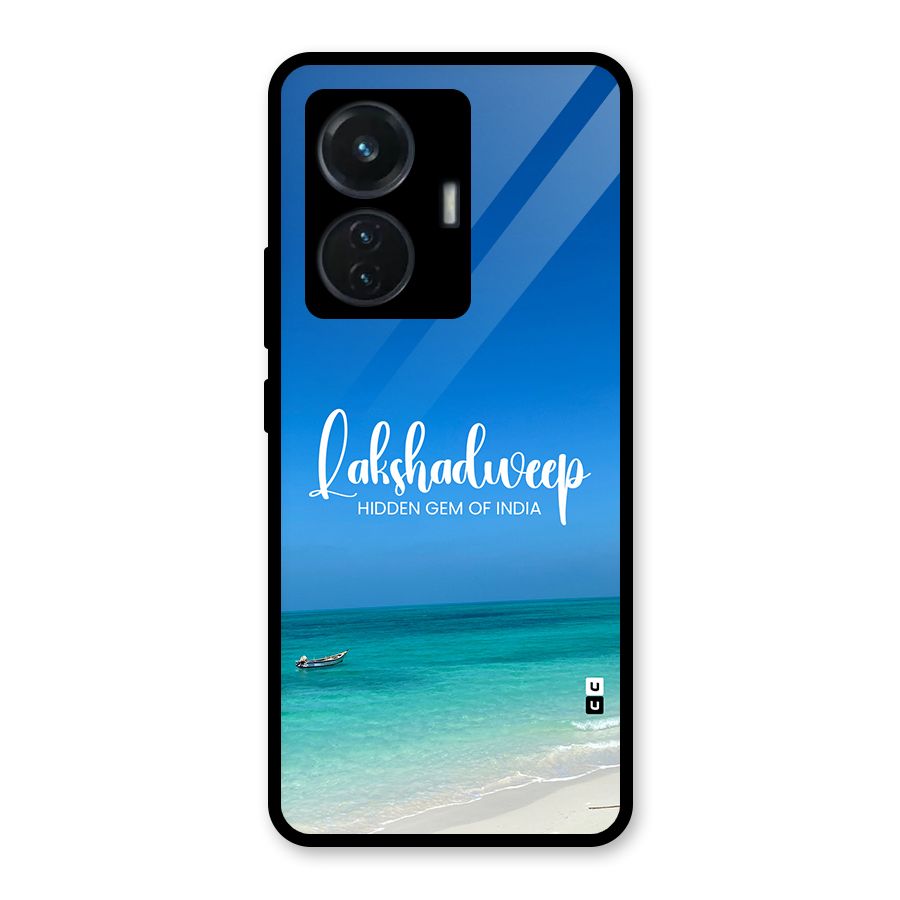 Lakshadweep Hidden Gem Glass Back Case for iQOO Z6 44W
