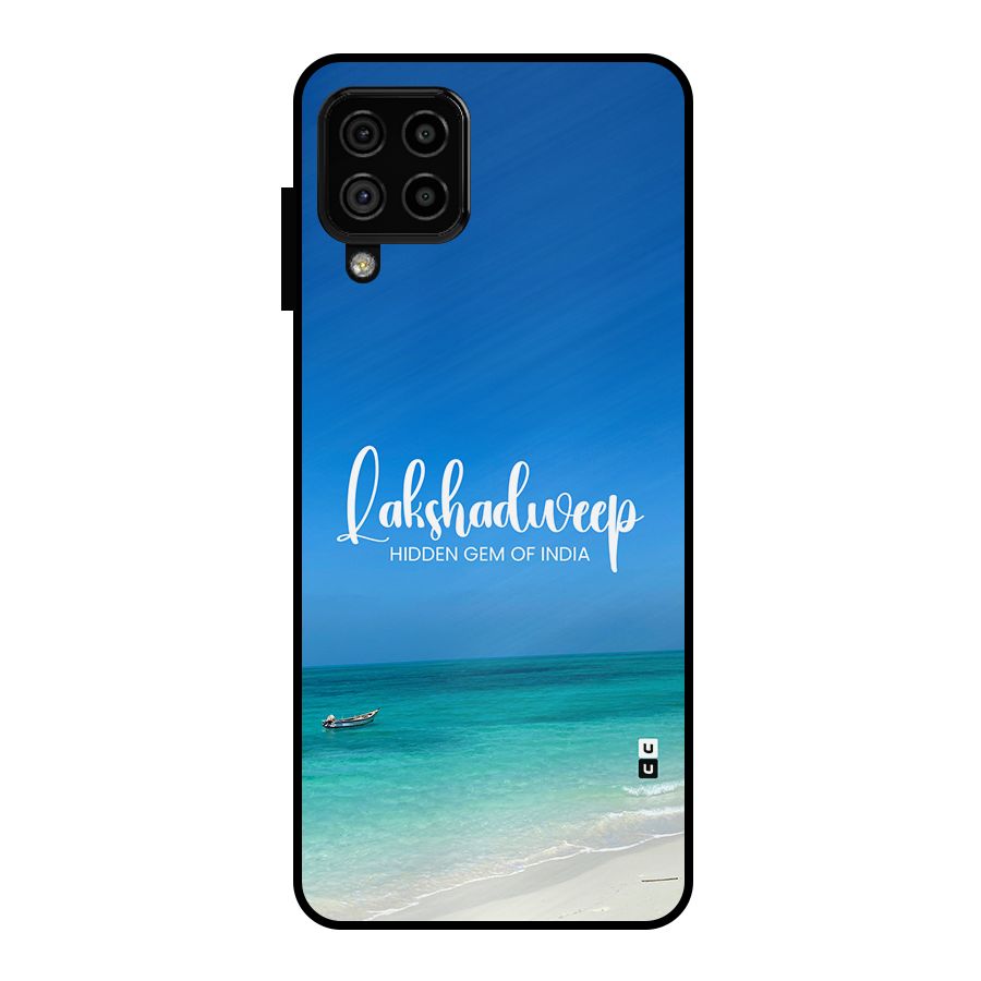 Lakshadweep Hidden Gem Metal Back Case for Galaxy A22 4G