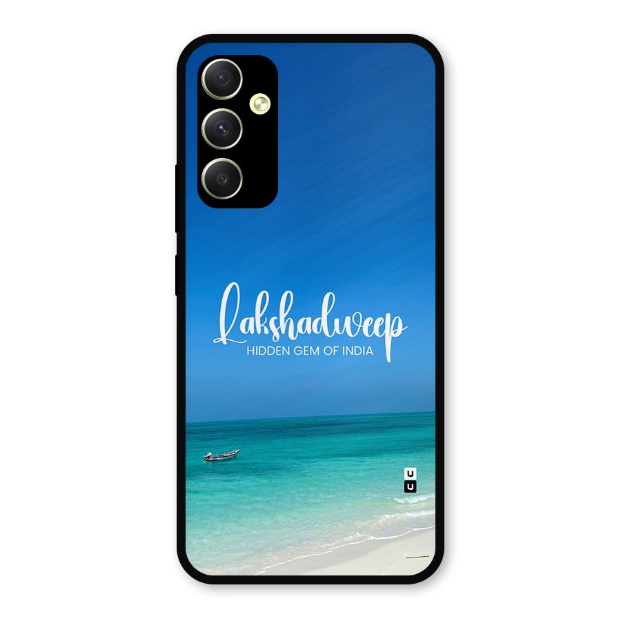 Lakshadweep Hidden Gem Metal Back Case for Galaxy A34