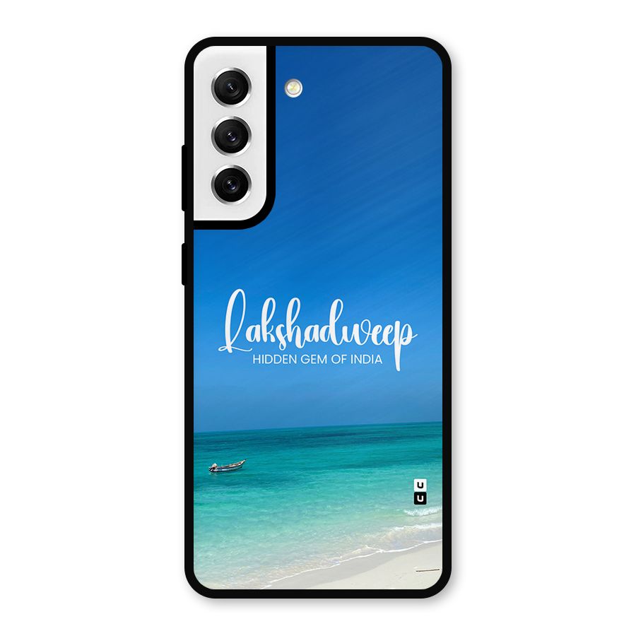Lakshadweep Hidden Gem Metal Back Case for Galaxy S21 FE 5G