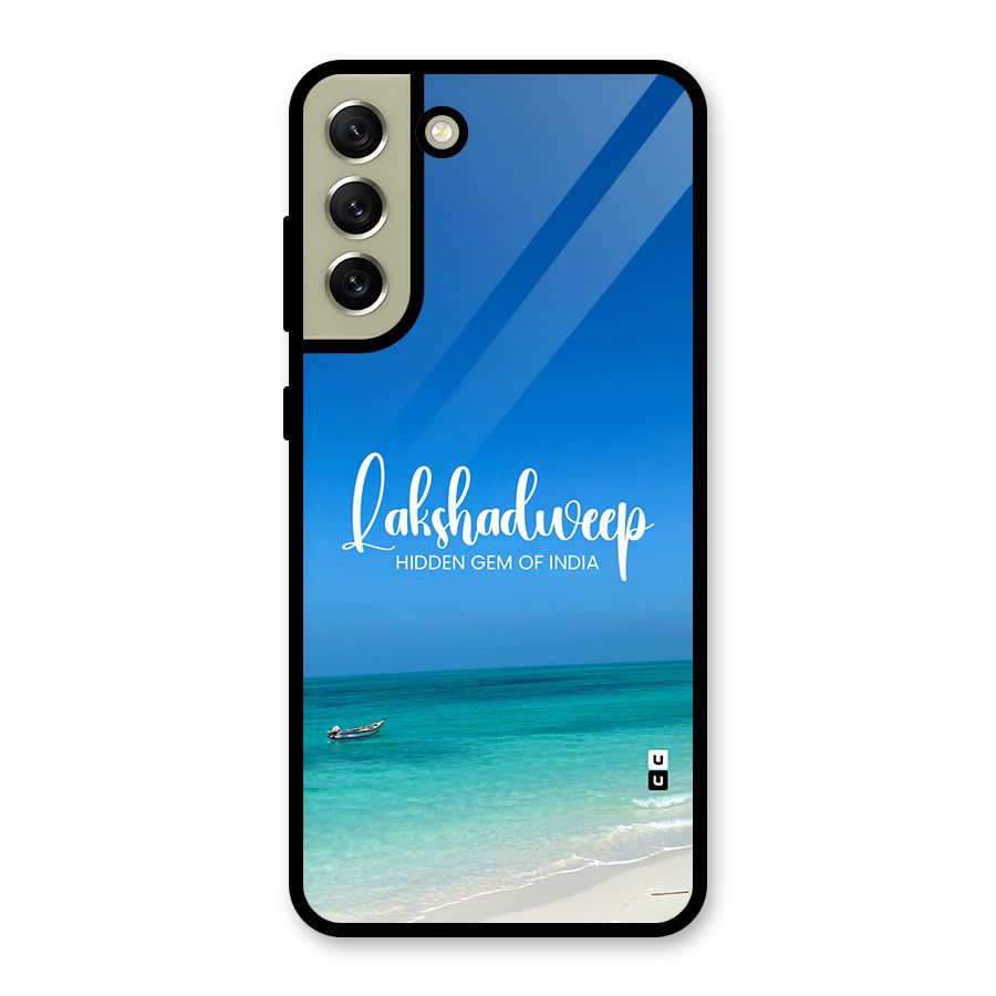 Lakshadweep Hidden Gem Metal Back Case for Galaxy S21 FE 5G (2023)