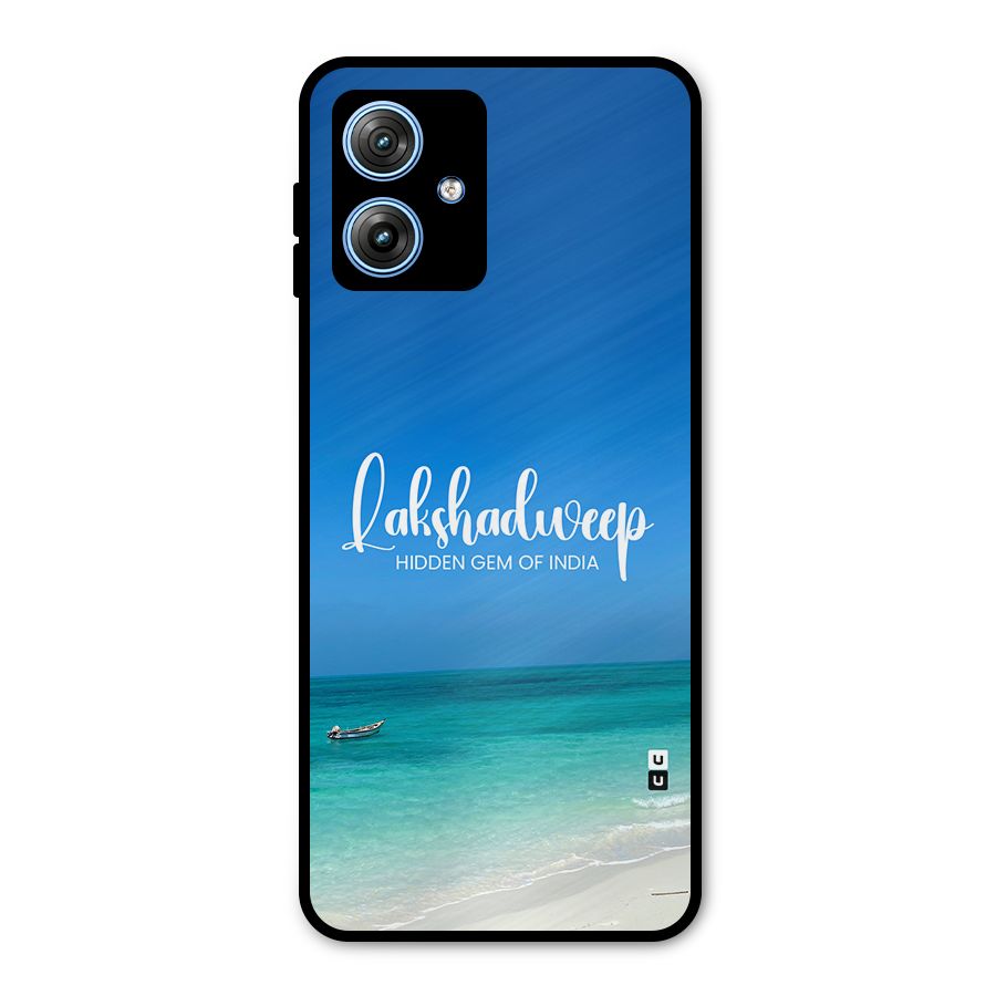 Lakshadweep Hidden Gem Metal Back Case for Moto G54