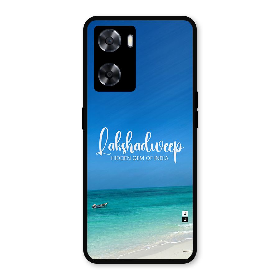 Lakshadweep Hidden Gem Metal Back Case for Oppo A77s
