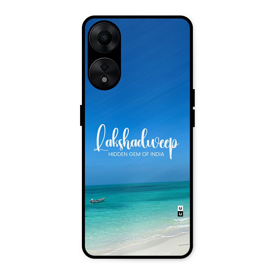 Lakshadweep Hidden Gem Metal Back Case for Oppo A78 5G