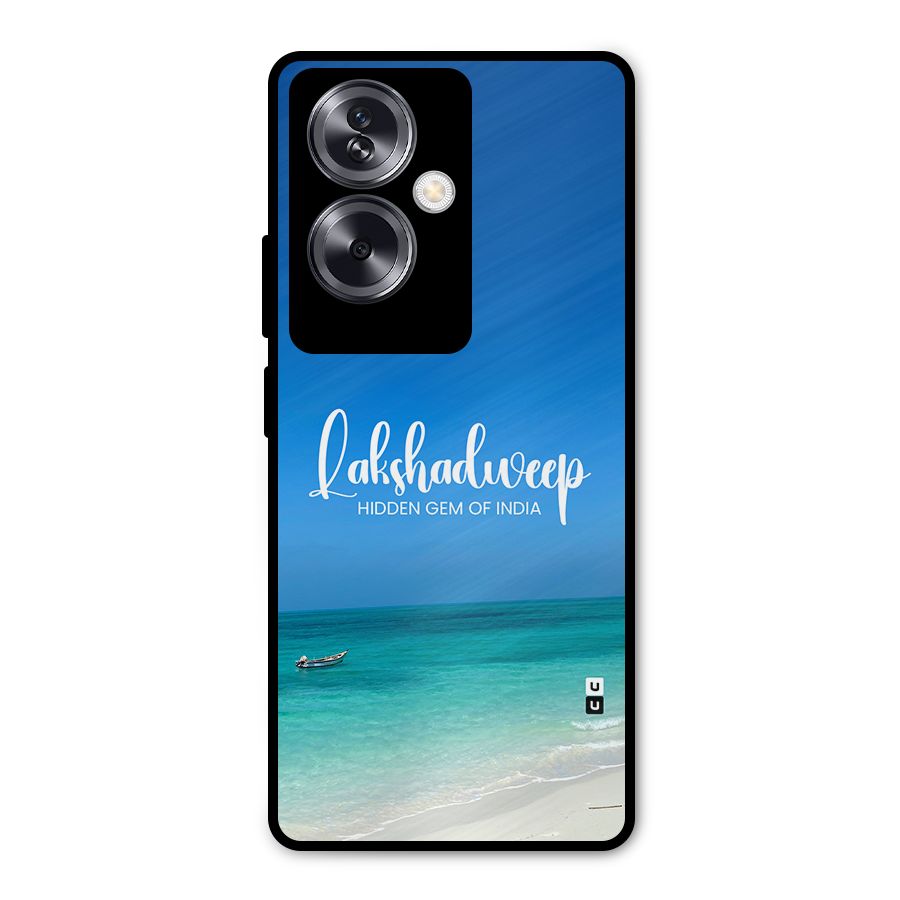 Lakshadweep Hidden Gem Metal Back Case for Oppo A79 5G