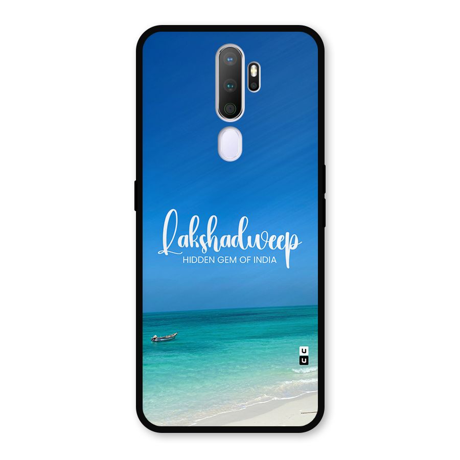 Lakshadweep Hidden Gem Metal Back Case for Oppo A9 (2020)