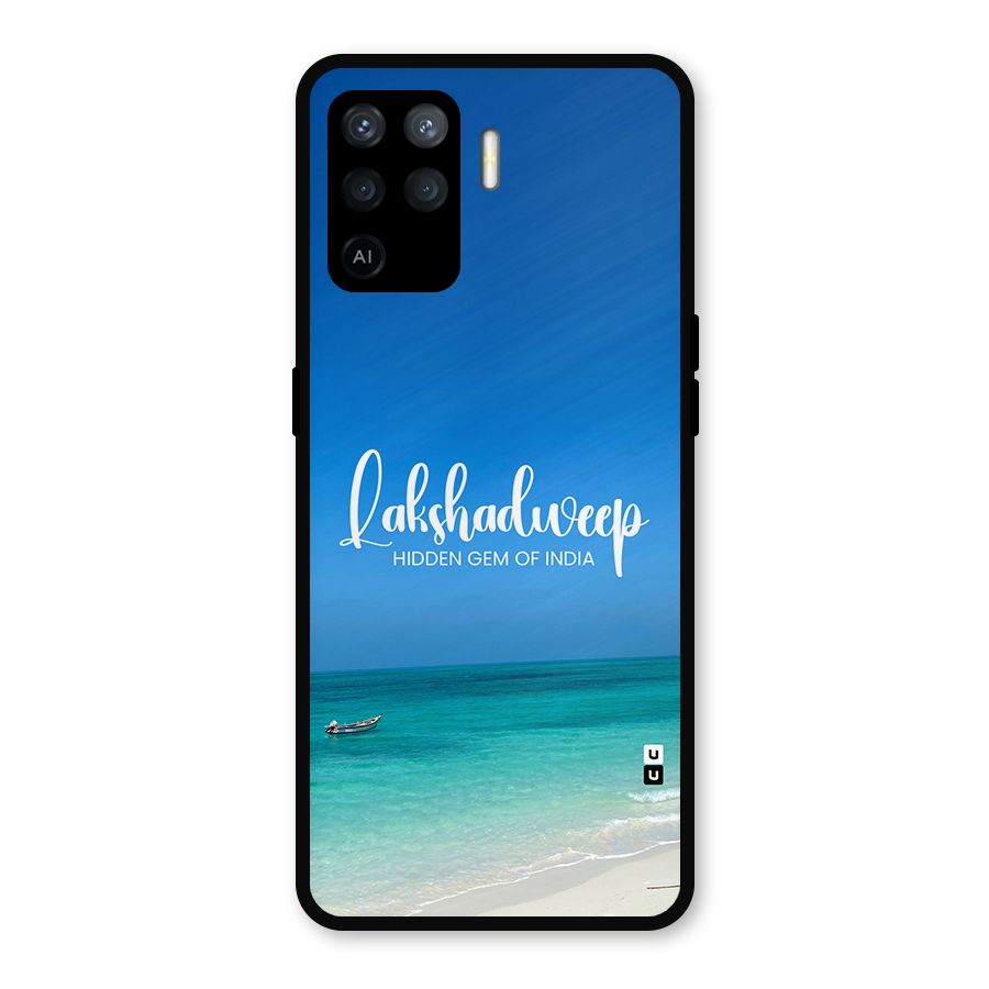 Lakshadweep Hidden Gem Metal Back Case for Oppo F19 Pro