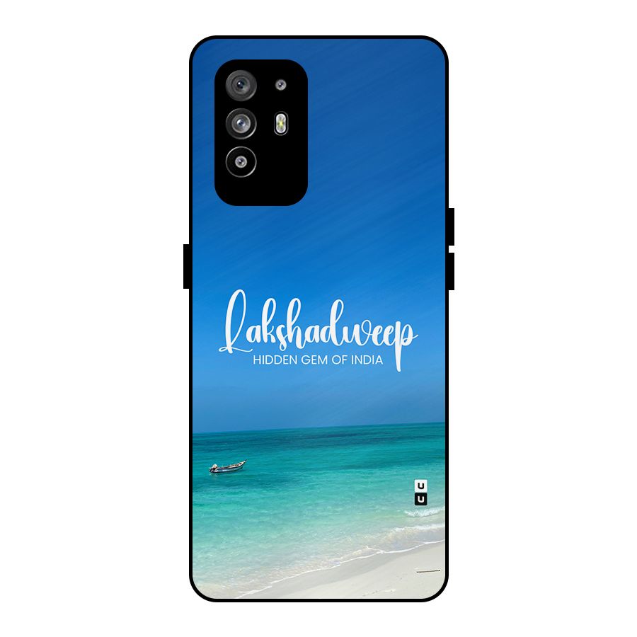 Lakshadweep Hidden Gem Metal Back Case for Oppo F19 Pro Plus 5G