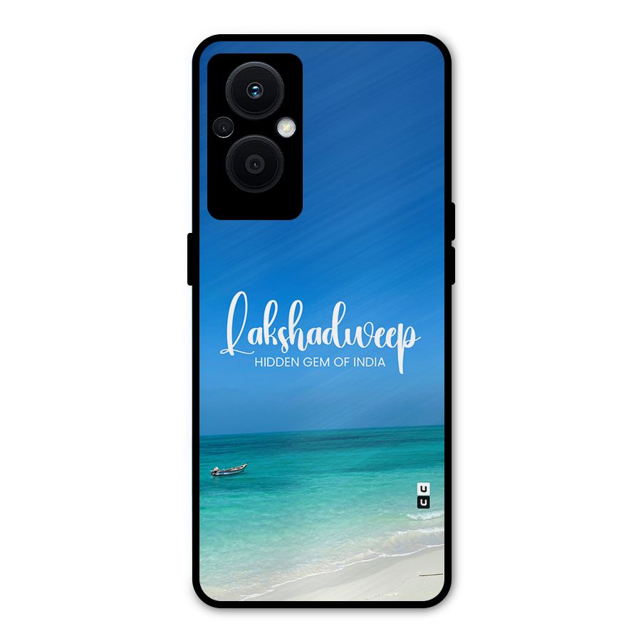 Lakshadweep Hidden Gem Metal Back Case for Oppo F21s Pro 5G