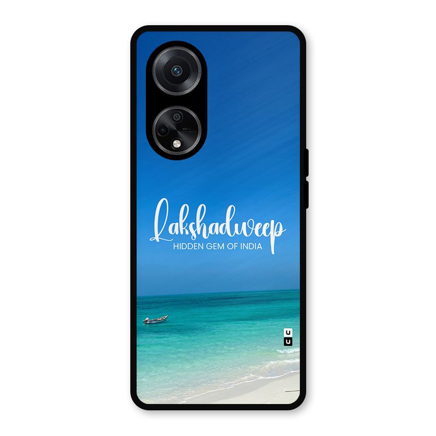 Lakshadweep Hidden Gem Metal Back Case for Oppo F23