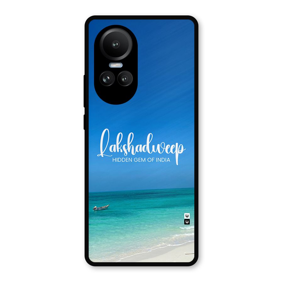 Lakshadweep Hidden Gem Metal Back Case for Oppo Reno10 Pro
