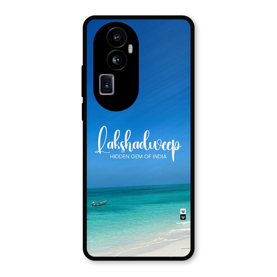 Lakshadweep Hidden Gem Metal Back Case for Oppo Reno10 Pro Plus